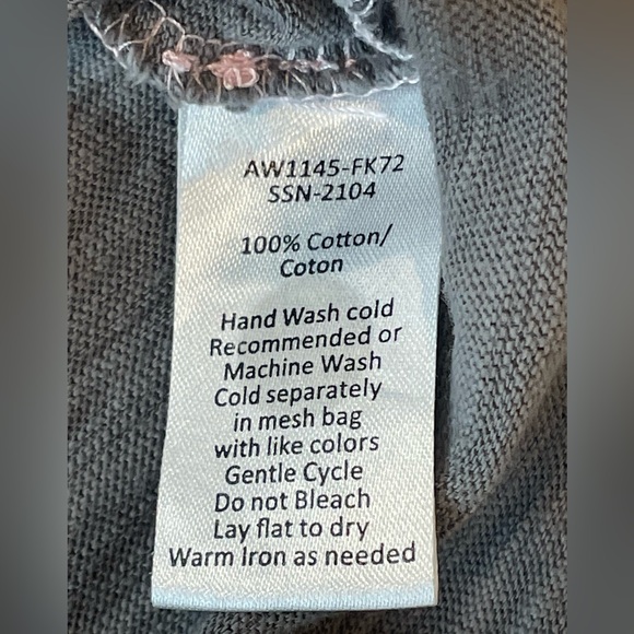 ATM Anthony Thomas Melillo Ombre Short Sleeve Tee, pink/gray, S/P, never worn - Picture 11 of 11